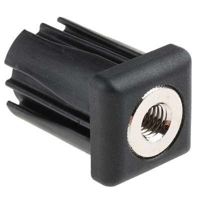 RS PRO Square Nylon Tube Insert, 500kg Static Load Capacity