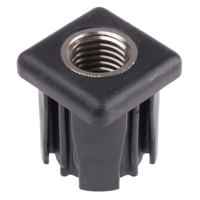 RS PRO Square Nylon Tube Insert, 1000kg Static Load Capacity