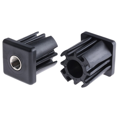 RS PRO Square Nylon Tube Insert, 1200kg Static Load Capacity