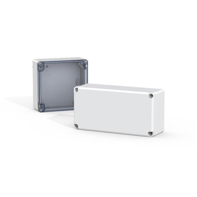 nVent HOFFMAN DPCP Series Polycarbonate Terminal Box, IP66, IP67, Viewing Window, 80 mm x 160 mm x 56mm