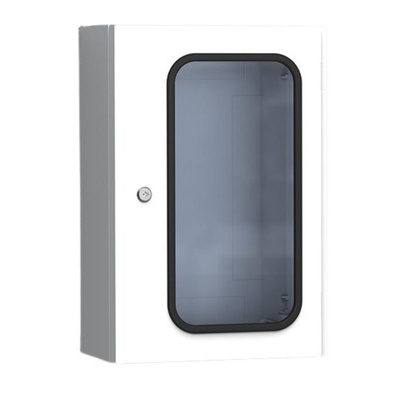 nVent HOFFMAN UCPT Series Fibreglass Reinforced Polyester Wall Box, IP66, Viewing Window, 615 mm x 415 mm x 230mm