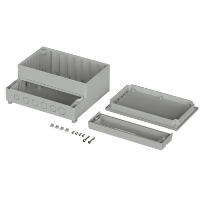 Bopla RegloCard Plus Series ABS, Polycarbonate Wall Box, IP30, 213 mm x 185 mm x 84mm