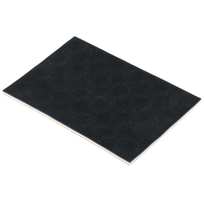 RS PRO Circular Polymer Non Slip Pad, 16mm diameter x 3mm height