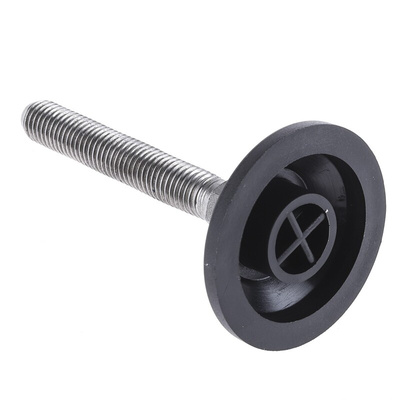 Nu-Tech Engineering M12 PA Reinforced Nylon Adjustable Foot, 600kg Static Load Capacity 10° Tilt Angle