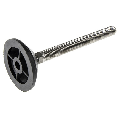 Nu-Tech Engineering M16 PA Reinforced Nylon Adjustable Foot, 1500kg Static Load Capacity 10° Tilt Angle