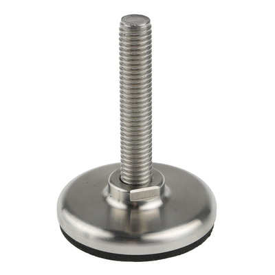 Nu-Tech Engineering M8 Stainless Steel Adjustable Foot, 450kg Static Load Capacity
