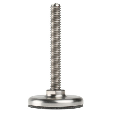 Nu-Tech Engineering M8 Stainless Steel Adjustable Foot, 450kg Static Load Capacity