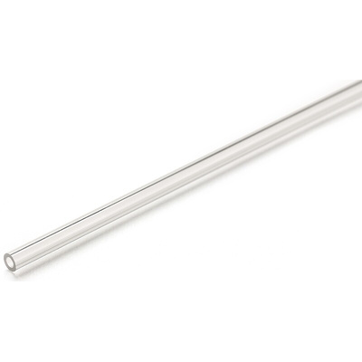 RS PRO Clear Round Acrylic Tube, 1m x 12mm OD x 8mm ID