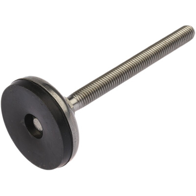 Nu-Tech Engineering M10 Stainless Steel Adjustable Foot, 350kg Static Load Capacity 3.5° Tilt Angle