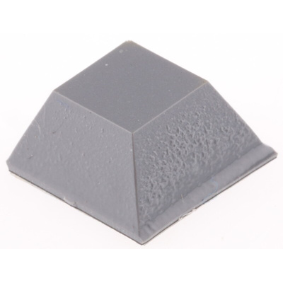 3M Tapered Square PUR Self Adhesive Feet, 12.7mm diameter 12.7mm width x 12.7mm length x 5.8mm height