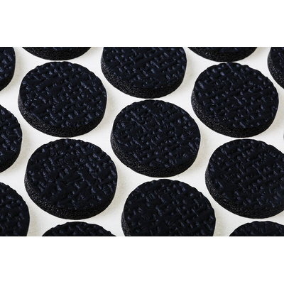 Essentra Circular Polyethylene (PE) Non Slip Pad, 19.1mm diameter x 3.2mm height
