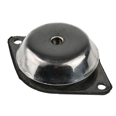 RS PRO Round M12 Anti Vibration Mount with 330 Compression Load