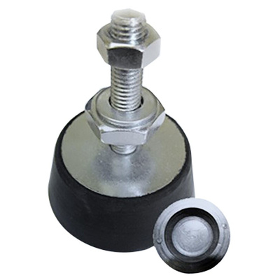 RS PRO Cylindrical M8 Anti Vibration Mount with 40kg Compression Load