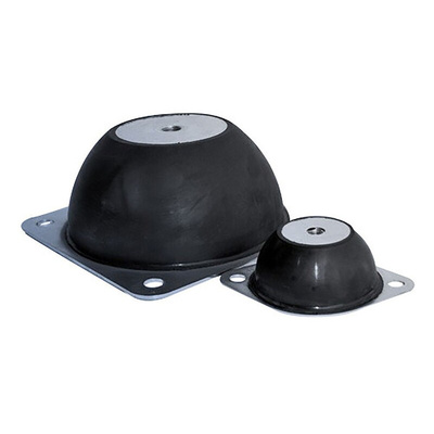 RS PRO Round M12 Anti Vibration Mount with 500 Compression Load