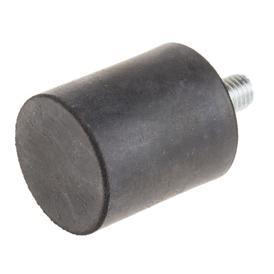 RS PRO M8 Anti Vibration Mount, Male Buffer Foot with 48kg Compression Load