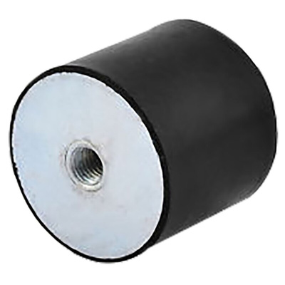 RS PRO M8 Anti Vibration Mount, Female Buffer Foot with 35.6kg Compression Load
