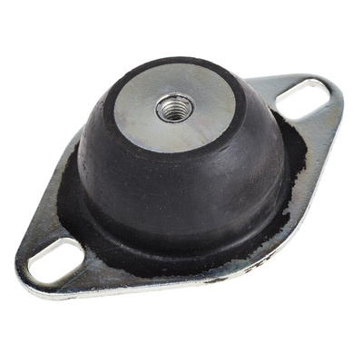 RS PRO M6 Anti Vibration Mount with 60kg Compression Load