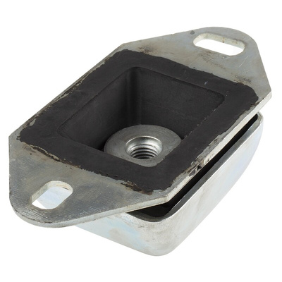 RS PRO Rectangular M20 Anti Vibration Mount, Marine Mount with 350kg Compression Load