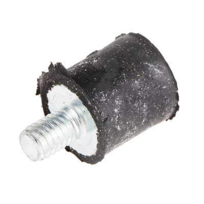 RS PRO M4 Anti Vibration Mount, Male to Female Bobbin with 5.5kg Compression Load