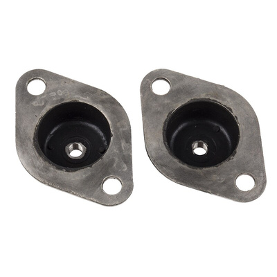 RS PRO Square M6 Anti Vibration Mount with 9kg Compression Load