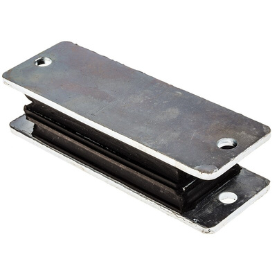 RS PRO Rectangular Anti Vibration Mount with 700 Compression Load
