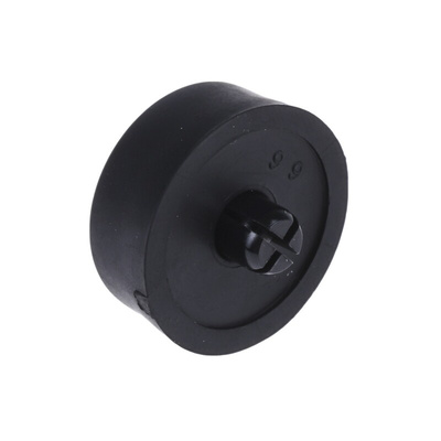 RS PRO Round Anti Vibration Mount, Rubber Foot