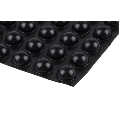 RS PRO Hemispherical PUR Self Adhesive Feet, 15.7mm diameter x 7.9mm height