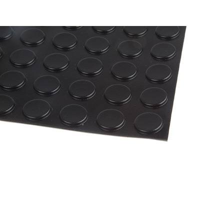 RS PRO Cylindrical PUR Self Adhesive Feet, 20.6mm diameter x 3mm height