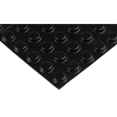 RS PRO Cylindrical PUR Self Adhesive Feet, 12.7mm diameter x 3.5mm height