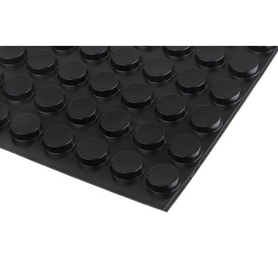 RS PRO Cylindrical PUR Self Adhesive Feet, 19.8mm diameter x 5.1mm height