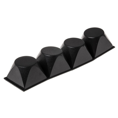 3M Tapered Square PUR Self Adhesive Feet, 20.6mm diameter x 13.1mm height