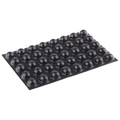 3M Hemispherical PUR Self Adhesive Feet, 16mm diameter x 7.9mm height