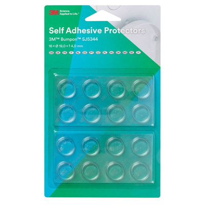 3M Circular PUR Self Adhesive Feet, 19.1mm diameter x 4.1mm height