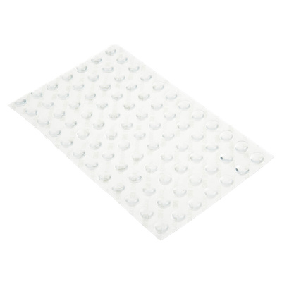 3M Hemispherical PUR Self Adhesive Feet, 10.2mm diameter x 3.3mm height