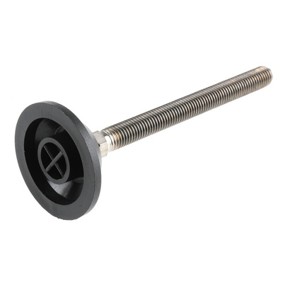 Nu-Tech Engineering M12 PA Reinforced Nylon Adjustable Foot, 600kg Static Load Capacity 10° Tilt Angle