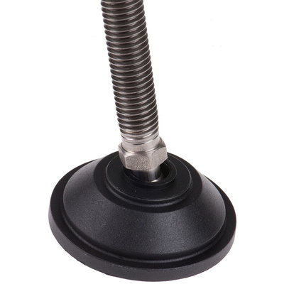 Nu-Tech Engineering M12 PA Reinforced Nylon Adjustable Foot, 600kg Static Load Capacity 10° Tilt Angle