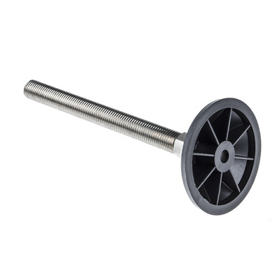 Nu-Tech Engineering M20 PA Reinforced Nylon Adjustable Foot, 2000kg Static Load Capacity 10° Tilt Angle