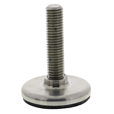 Nu-Tech Engineering M10 Stainless Steel Adjustable Foot, 600kg Static Load Capacity