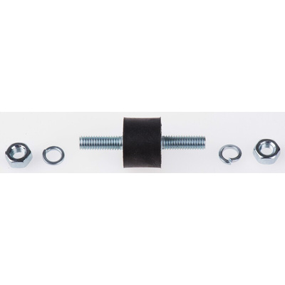 FIBET M6 Anti Vibration Mount, Male to Male Bobbin with 22.5kg Compression Load