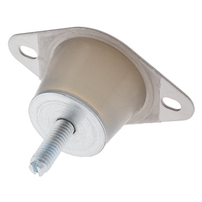 Taica Cylindrical M6 Anti Vibration Mount, Male Buffer Foot