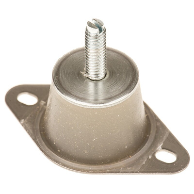 Taica Cylindrical M6 Anti Vibration Mount, Male Buffer Foot