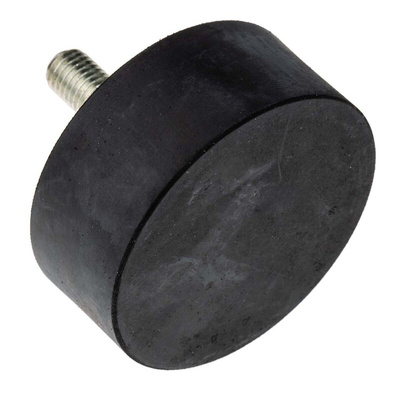 RS PRO M12 Anti Vibration Mount, Male Buffer Foot with 534.6kg Compression Load