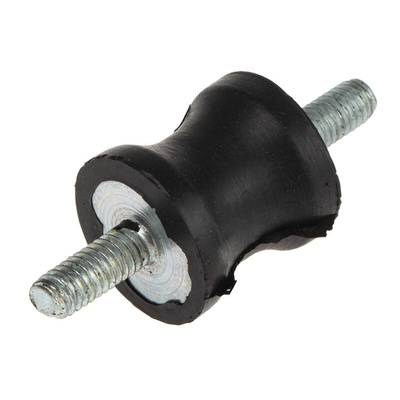 RS PRO M4 Anti Vibration Mount, Male to Male Bobbin