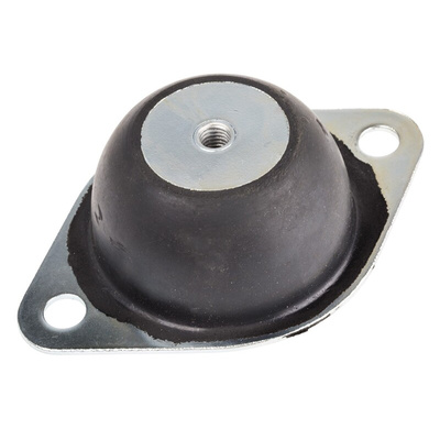 RS PRO M8 Anti Vibration Mount with 80kg Compression Load
