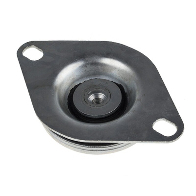 RS PRO Round M12 Anti Vibration Mount with 240kg Compression Load