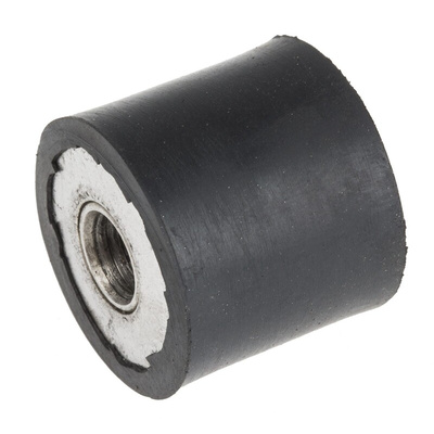 RS PRO M8 Anti Vibration Mount, Female Buffer Foot with 40.94kg Compression Load