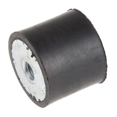 RS PRO M8 Anti Vibration Mount, Female Buffer Foot with 60.5kg Compression Load