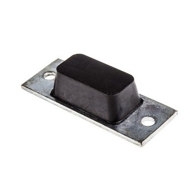 RS PRO Rectangular M6 Anti Vibration Mount with 0 Compression Load