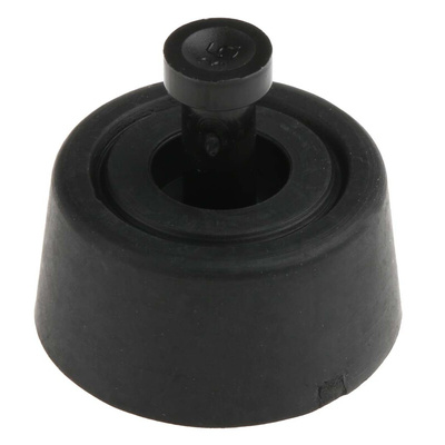 RS PRO Round Anti Vibration Mount, Rubber Foot