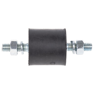 FIBET M6 Anti Vibration Mount, Male to Male Bobbin with 55kg Compression Load